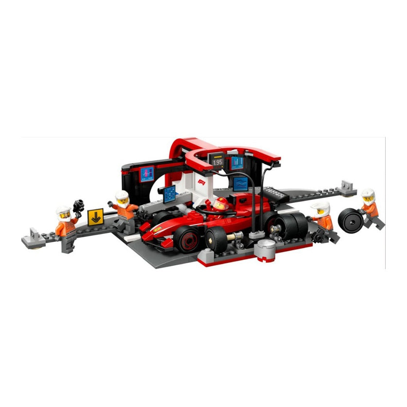 Конструктор LEGO "Ferrari F1 Racing Pit Stop" (60443) - Boxette Shop